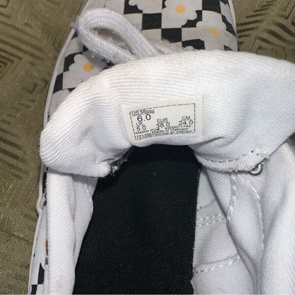 WOMEN'S VANS DOHENY CHECKER SKATE SHOES sz 6 - Picture 7 of 10